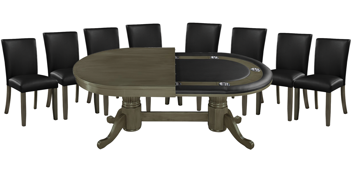 84" Texas Hold'em Game Table-Slate