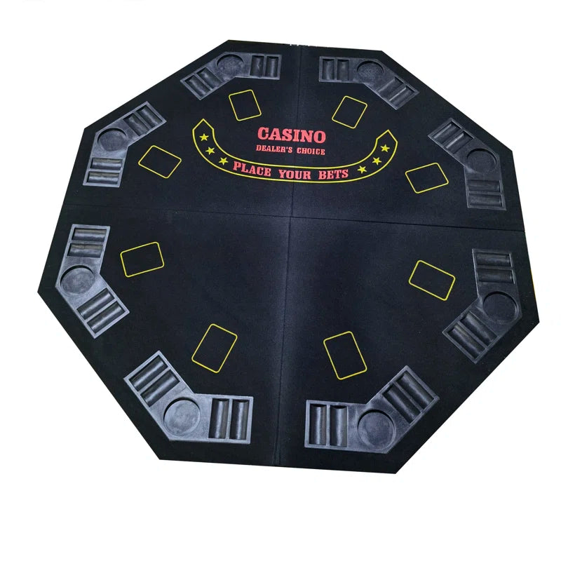 8 - Player Foldable Poker Table Top