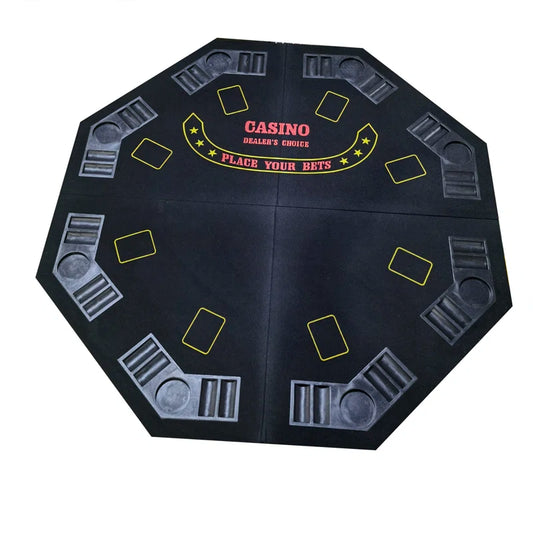 8 - Player Foldable Poker Table Top