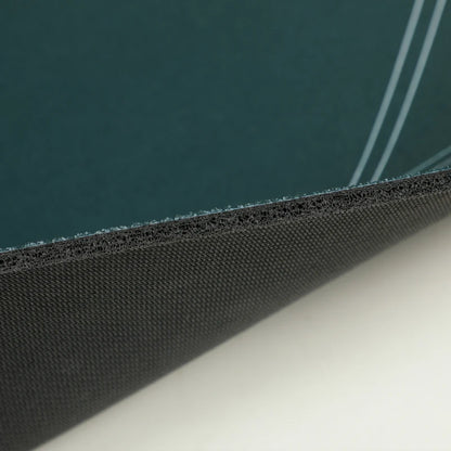 Soozier Poker Mat Texas Hold'em, Poker Table Top with Non-Slip Bottom Dark Green/Black