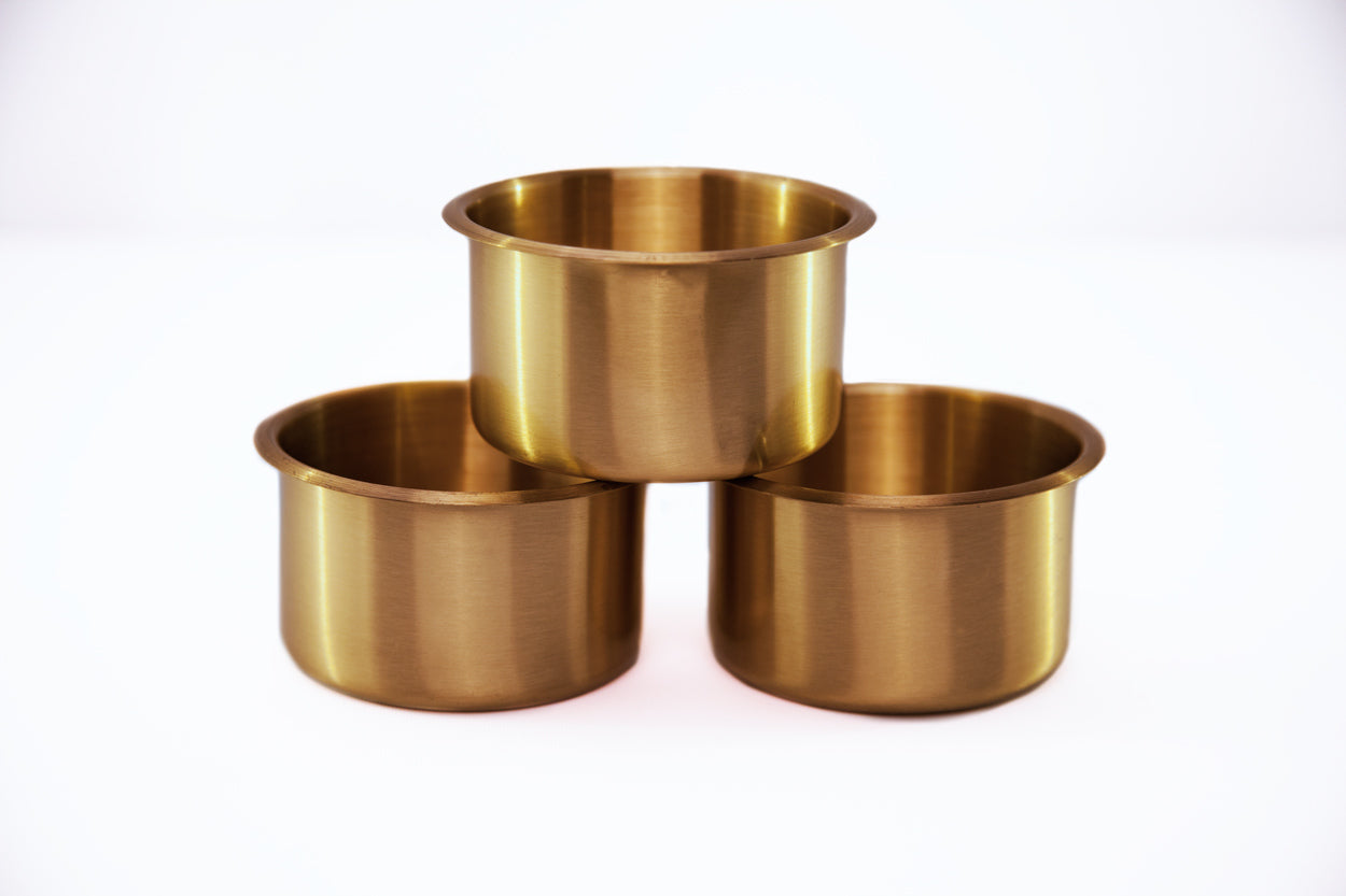 BBO Poker Tables: 4in Stainless Steel or 4in Premium Brass Cupholders x 10
