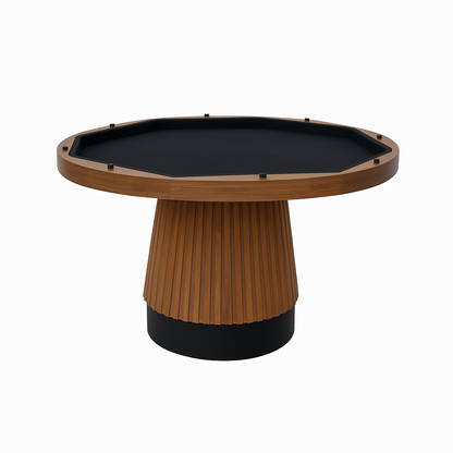 Prohibition Series 48" 2 in 1 Poker Table-Walnut