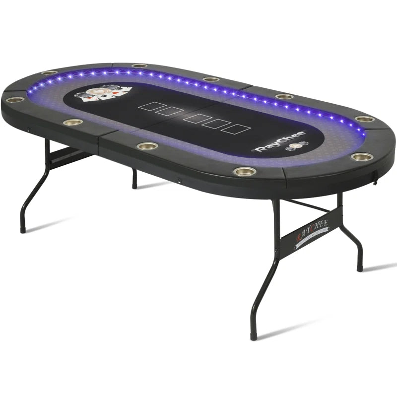 10 - Player Foldable Poker Table