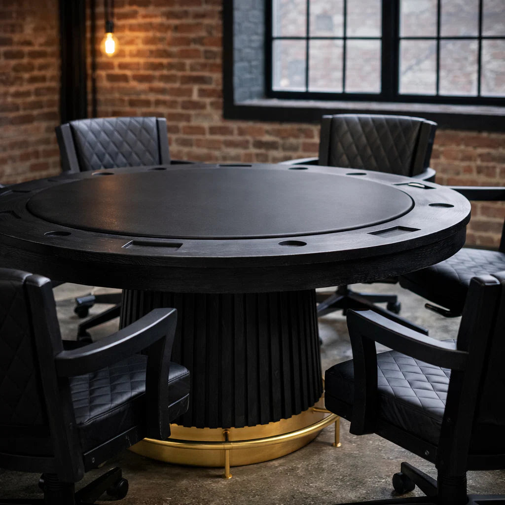 Prohibition Series Swivel Game Chair-Black