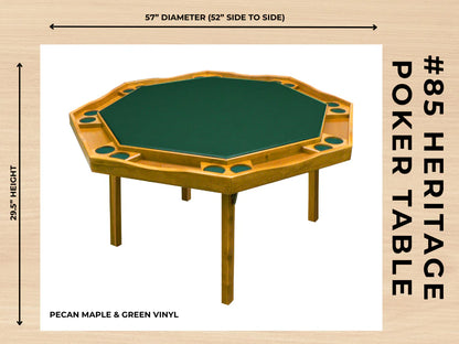 Kestell’s #85 Heritage Poker Table
