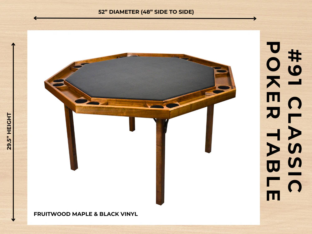 Kestell’s #91 Classic Poker Table