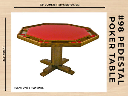 Kestell’s #98 Pedestal Poker Table