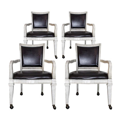 Montecito Dining and Poker Table Set - Driftwood