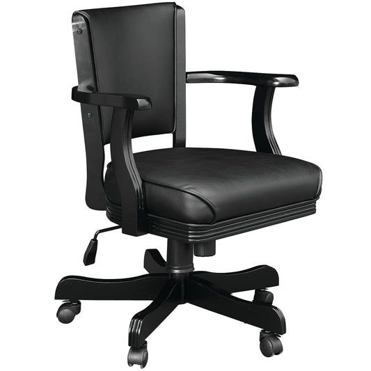 Swivel Game Chair-Black