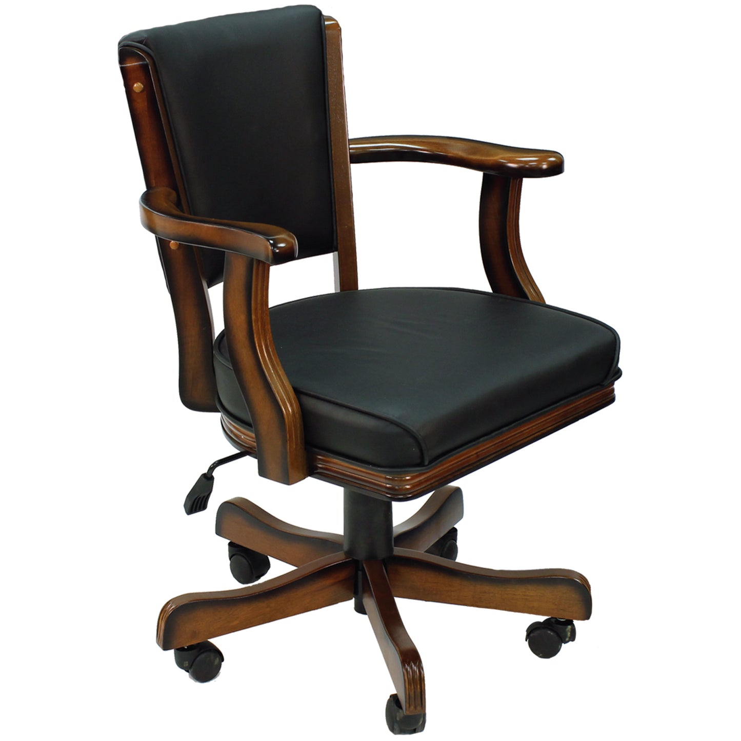 Swivel Game Chair-Chestnut