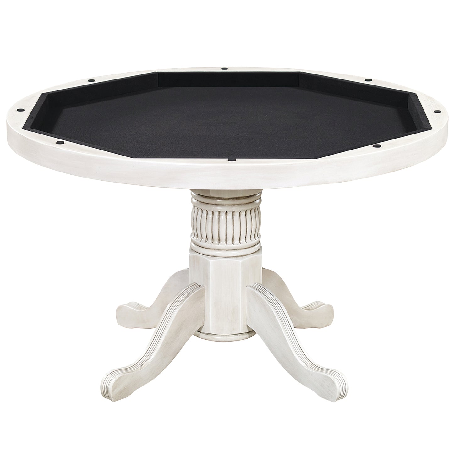 48" 2 in 1 Game Table-Antique White