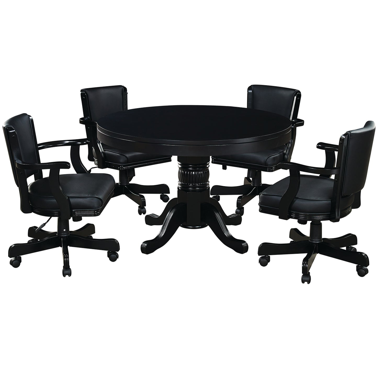 48" 2 in 1 Game Table-Black