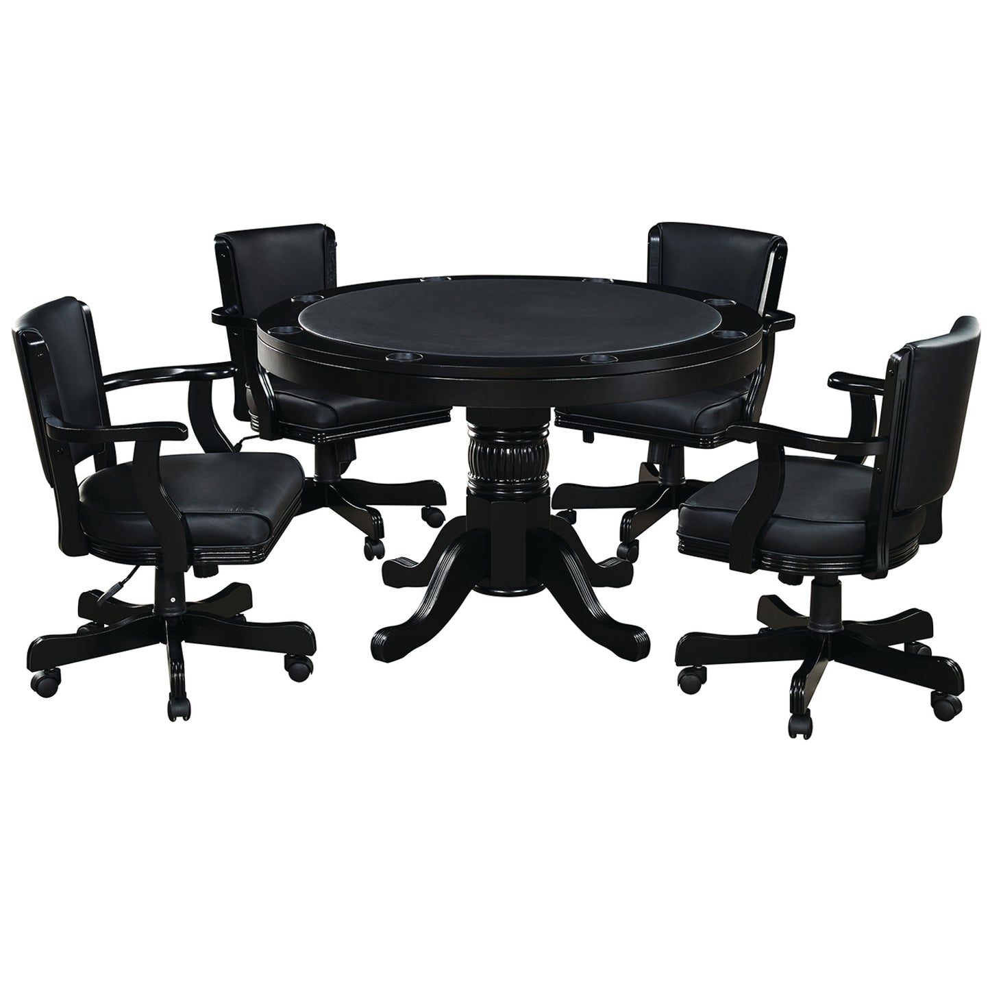 48" 2 in 1 Game Table-Black