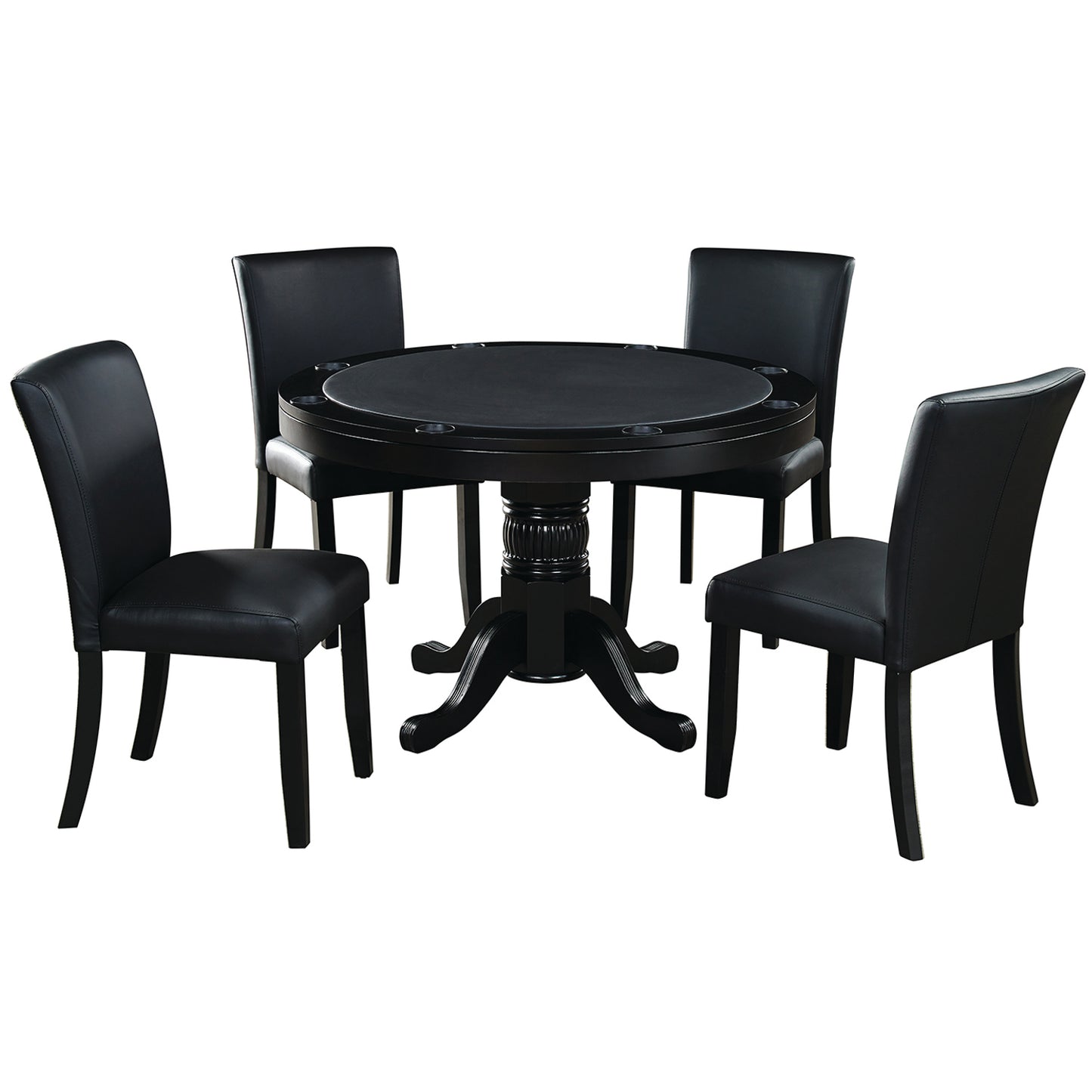 48" 2 in 1 Game Table-Black