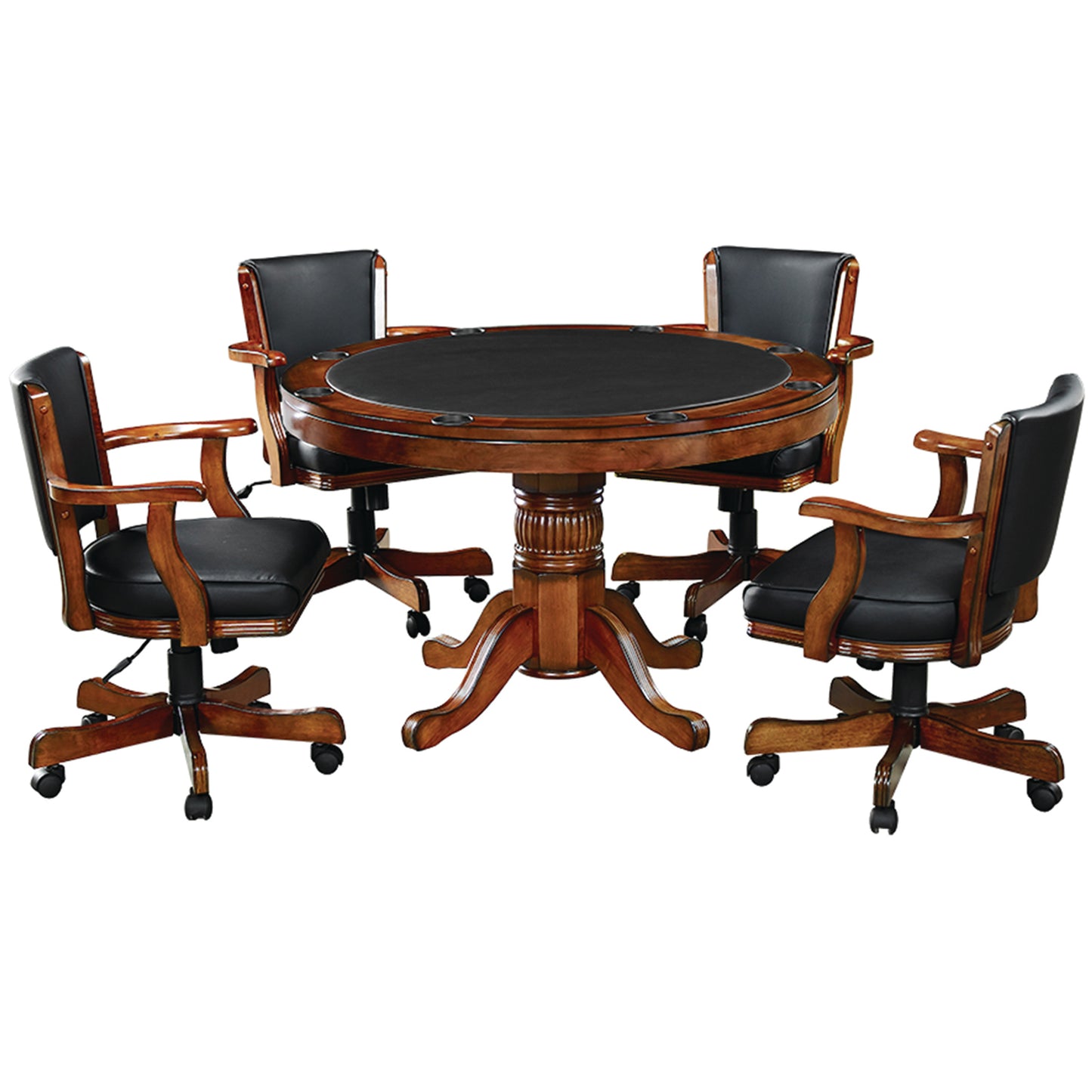 48" 2 in 1 Game Table-Chestnut