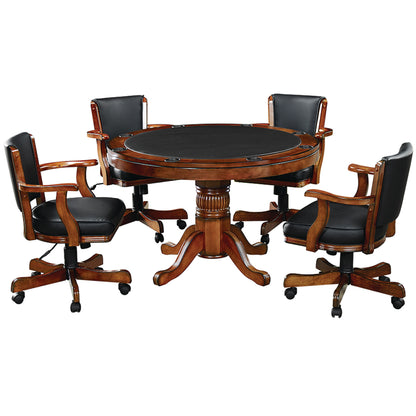 48" 2 in 1 Game Table-Chestnut