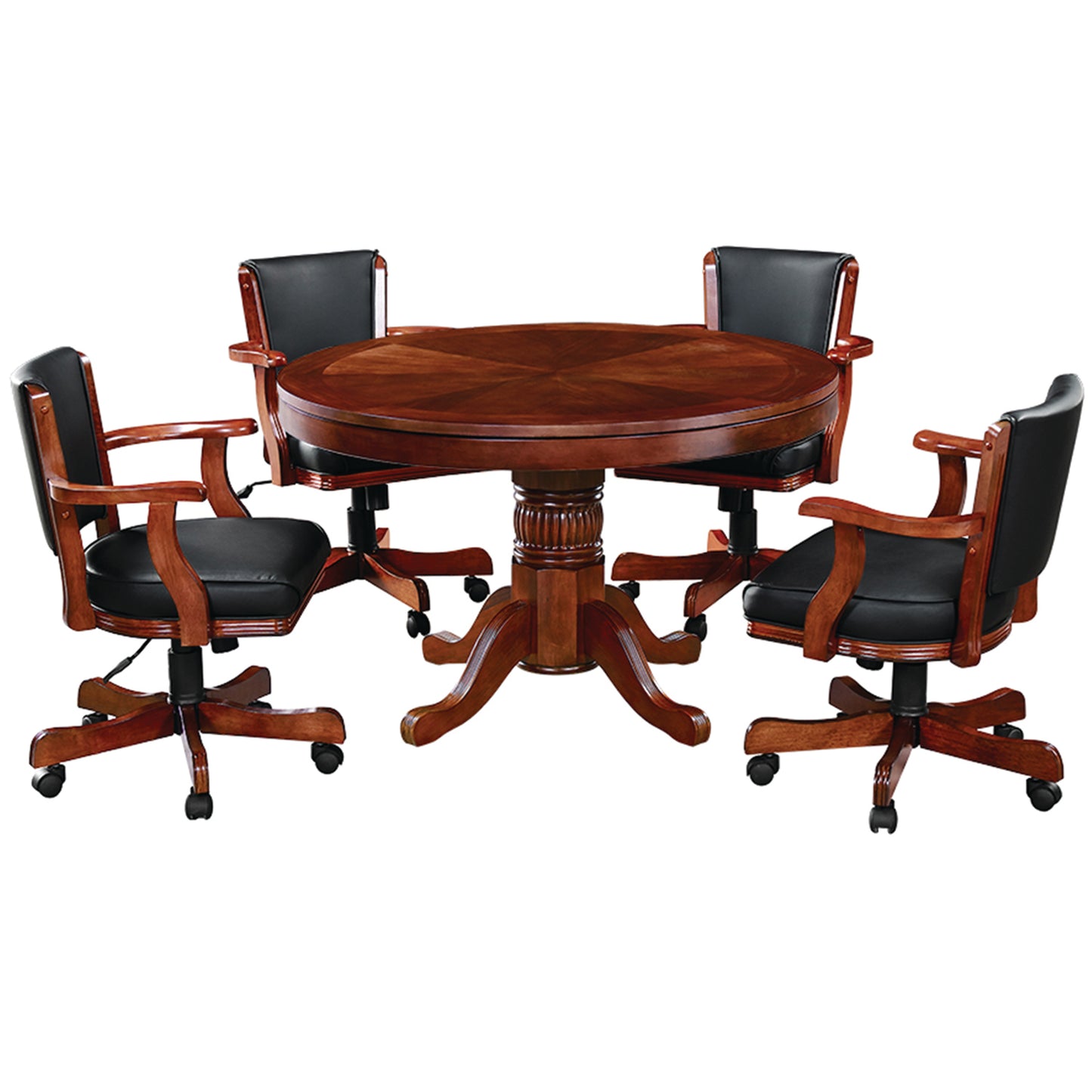 48" 2 in 1 Game Table-English Tudor