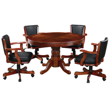 48" 2 in 1 Game Table-English Tudor