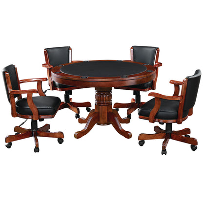 48" 2 in 1 Game Table-English Tudor