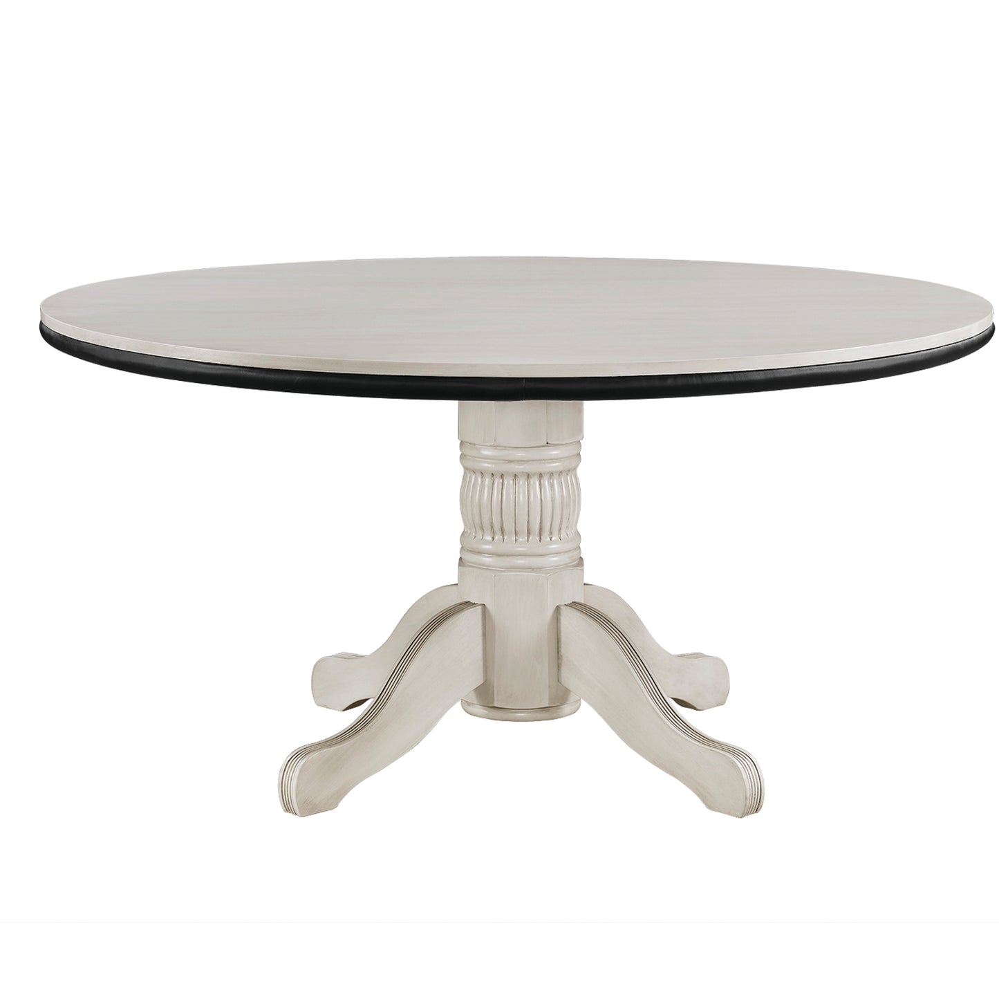 60" 2 in 1 Game Table-Antique White