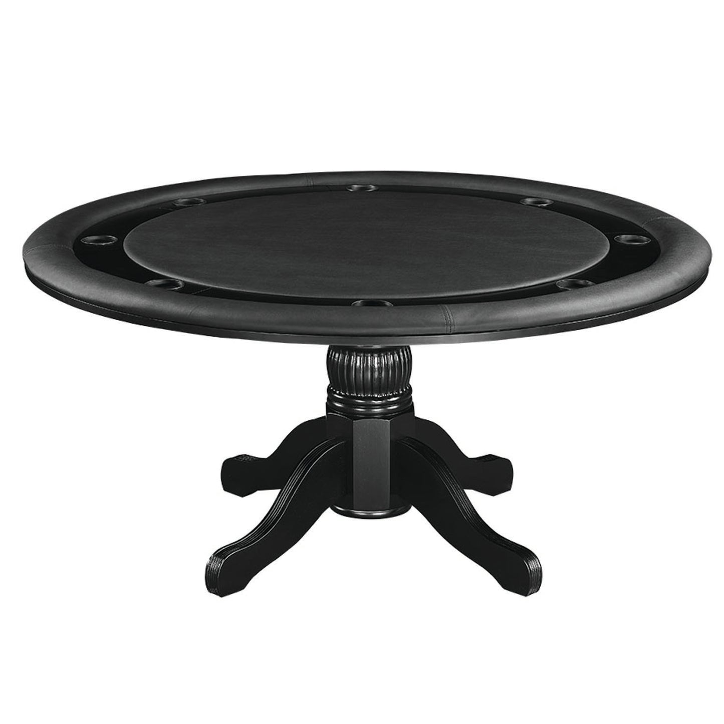 60" 2 in 1 Game Table-Black
