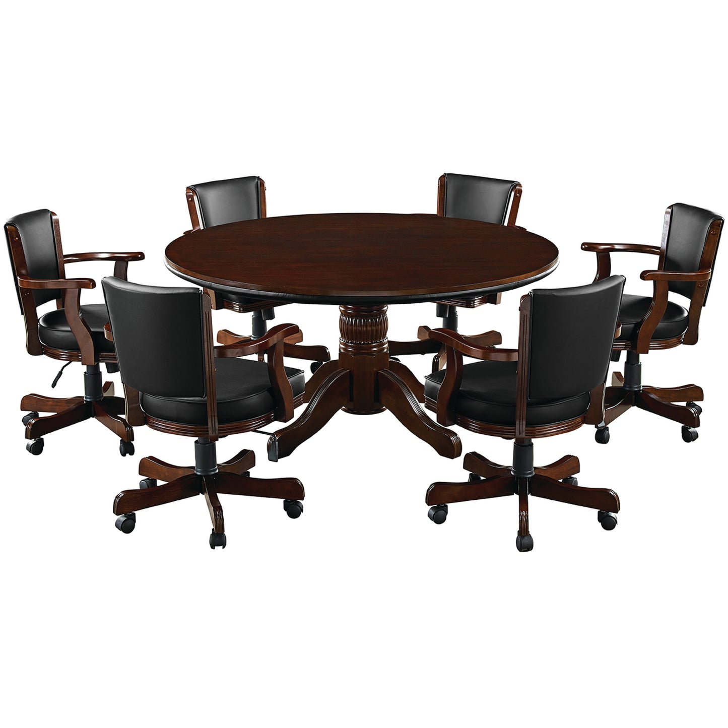 60" 2 in 1 Game Table-Cappuccino