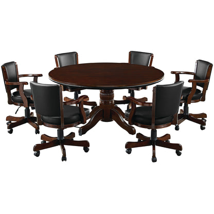 60" 2 in 1 Game Table-Cappuccino