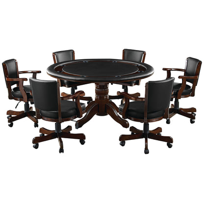 60" 2 in 1 Game Table-Cappuccino