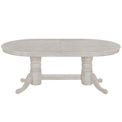 84" Texas Hold'em Game Table-Antique White