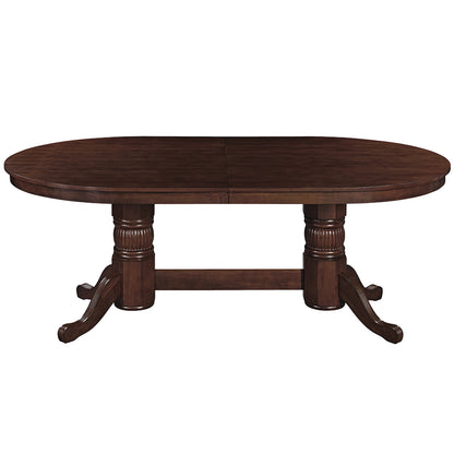84" Texas Hold'em Game Table-Cappuccino
