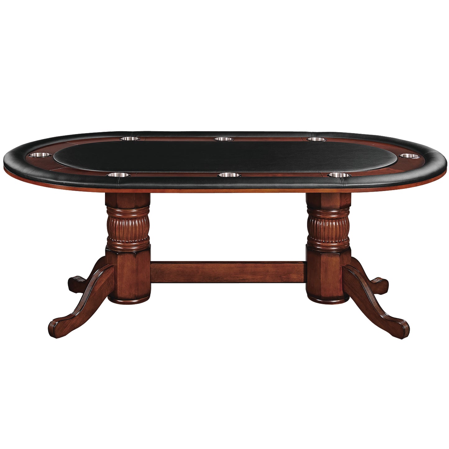84" Texas Hold'em Game Table-Chestnut