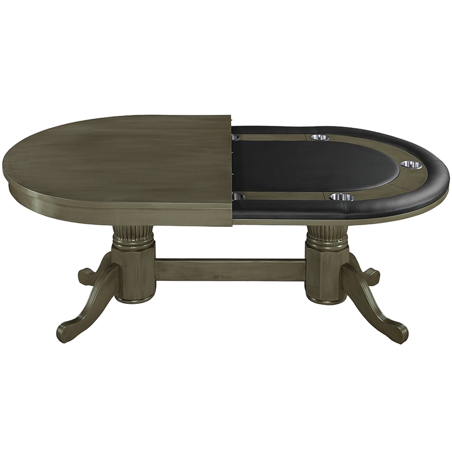 84" Texas Hold'em Game Table-Slate