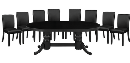 84" Texas Hold'em Game Table-Black