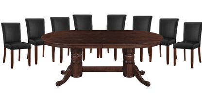 84" Texas Hold'em Game Table-Cappuccino