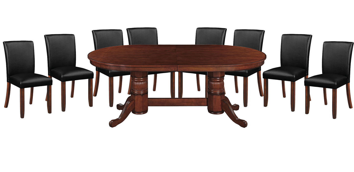 84" Texas Hold'em Game Table-Chestnut