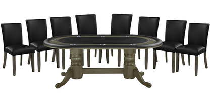 84" Texas Hold'em Game Table-Slate