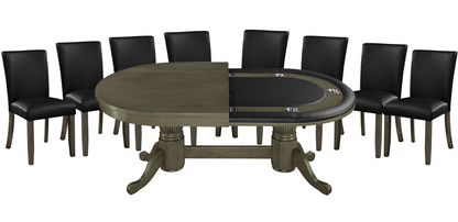 84" Texas Hold'em Game Table-Slate