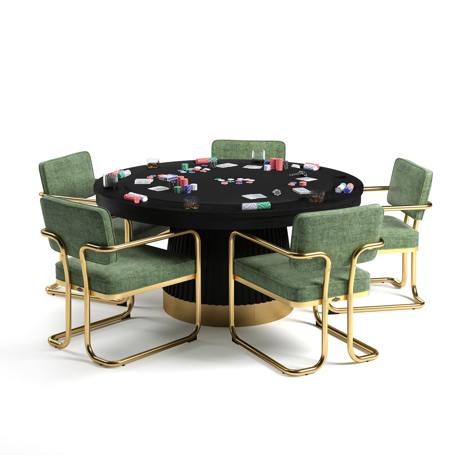 Prohibition Series 60" Poker-Black