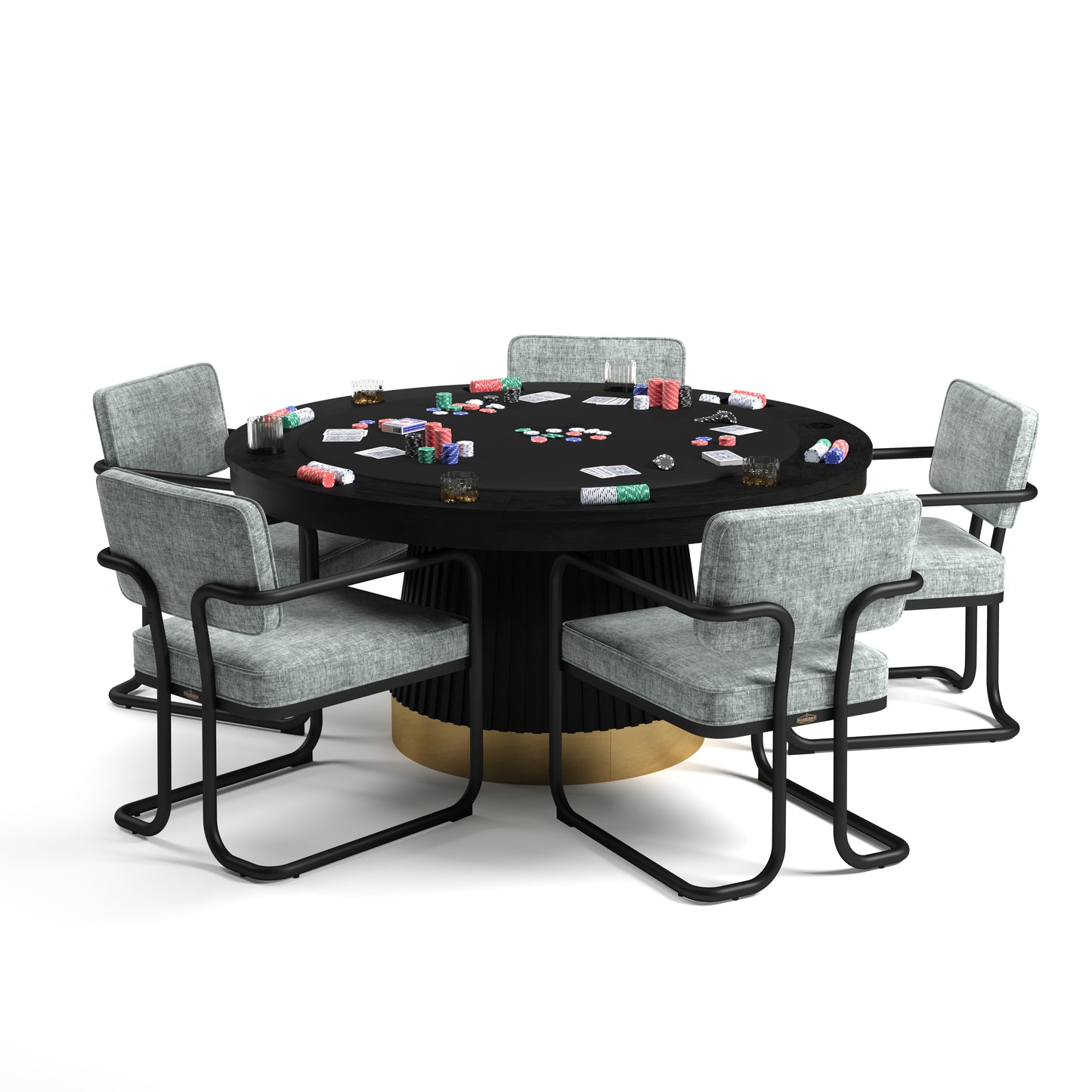 Prohibition Series 60" Poker-Black