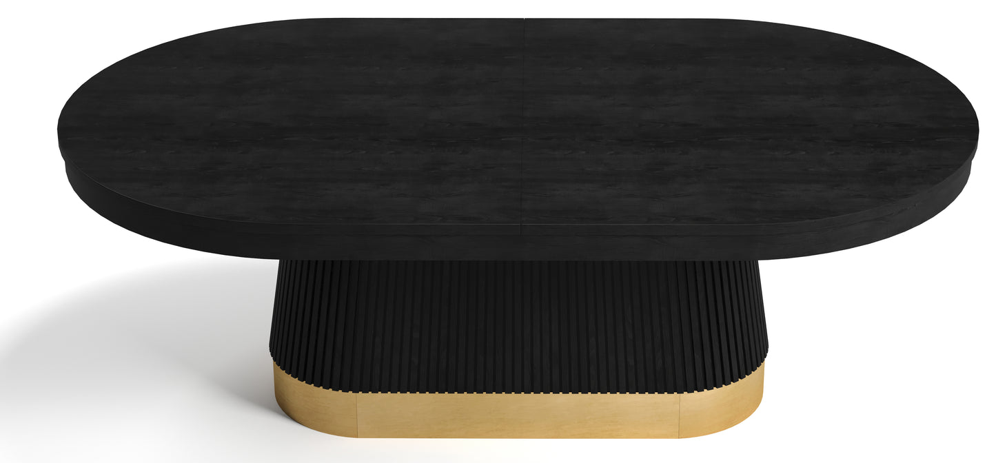 Prohibition Series Texas Hold'em Table Dining Top-Black