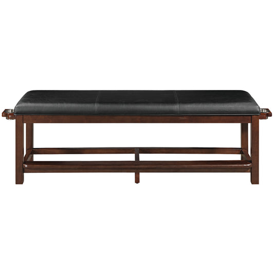 Spectator Storage Bench-Cappuccino