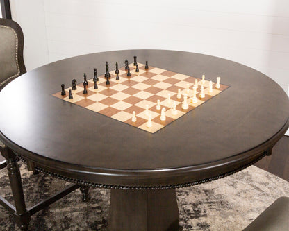Vegas Dining and Poker Table - Gray Wood