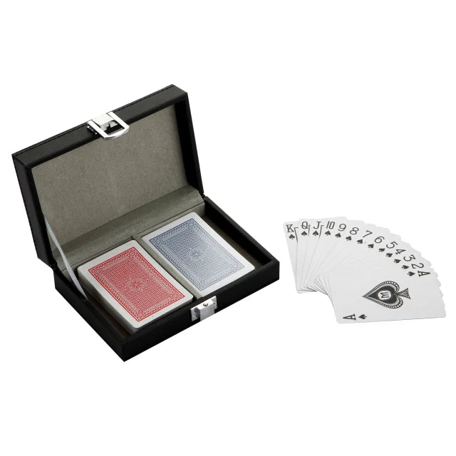 Monte Carlo Dual Deck Standard Playing Cards w/ Case