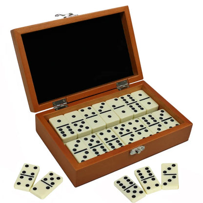 Premium Domino Set w/ Wooden Carry Case