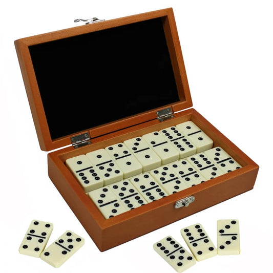 Premium Domino Set w/ Wooden Carry Case