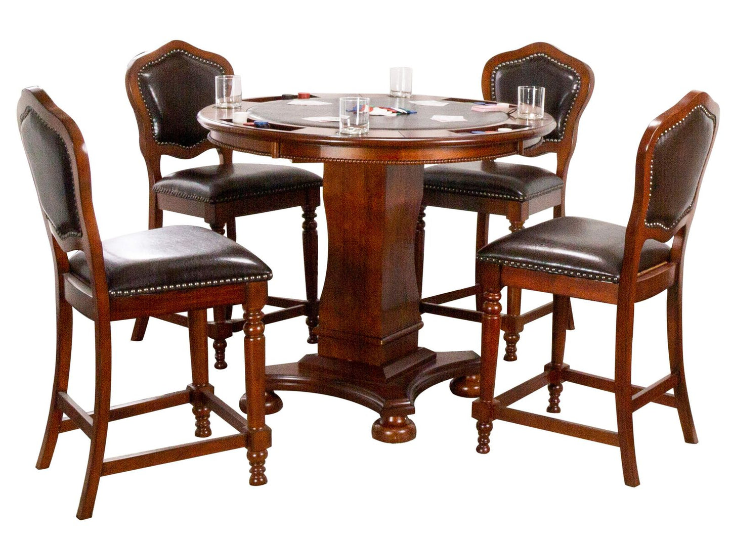Bellagio 5 Piece Gaming - Dining Set
