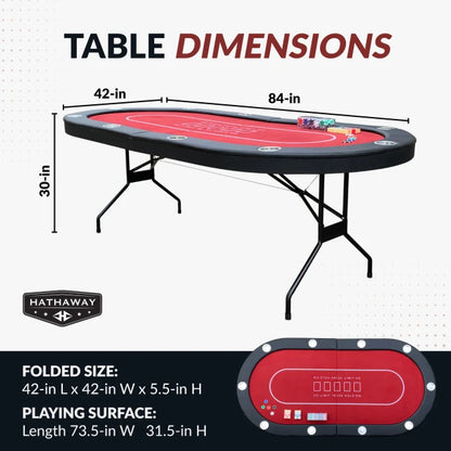Fourth Street Folding Texas Holdem' Table