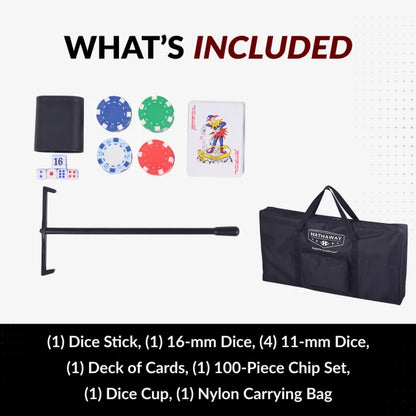 No Limit 62-in Casino 3-in-1 Multi-Game Foldable Table Top Set